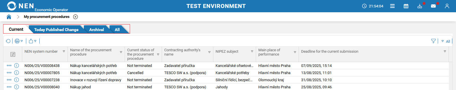 Procurement Procedures and Activities in My Procedures2.png