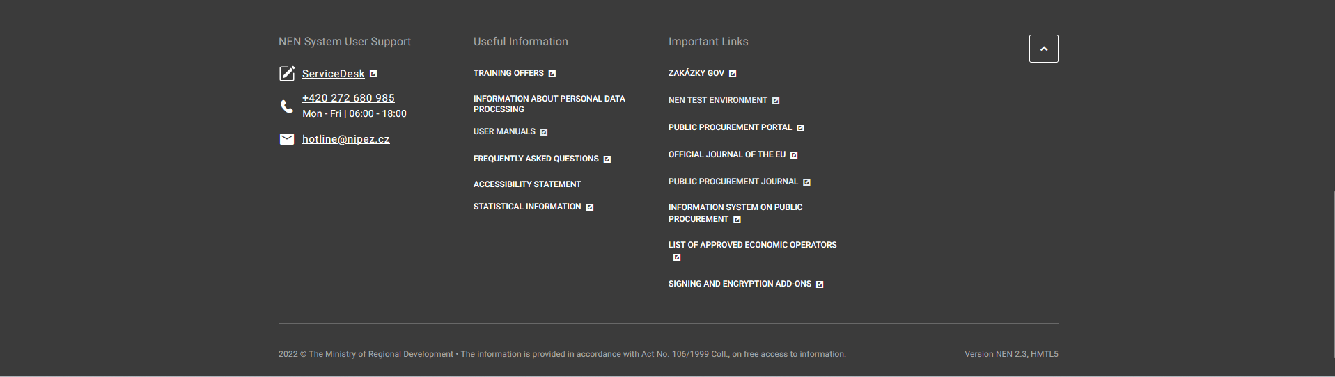 PD27052026Veřejná stránka systému NEN23AJ.png