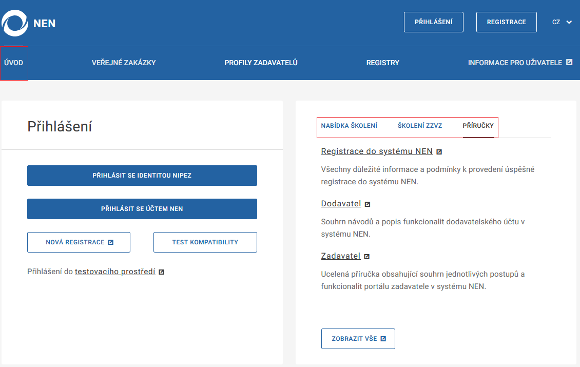 PD2122025Veřejná stránka systému NEN2.png